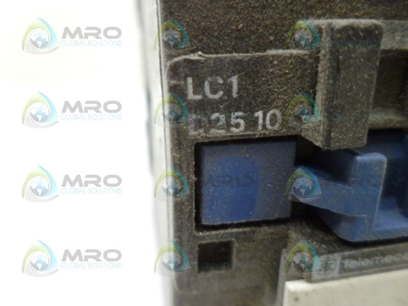 TELEMECANIQUE LC1D2510G6 CONTACTOR 120V UNMP