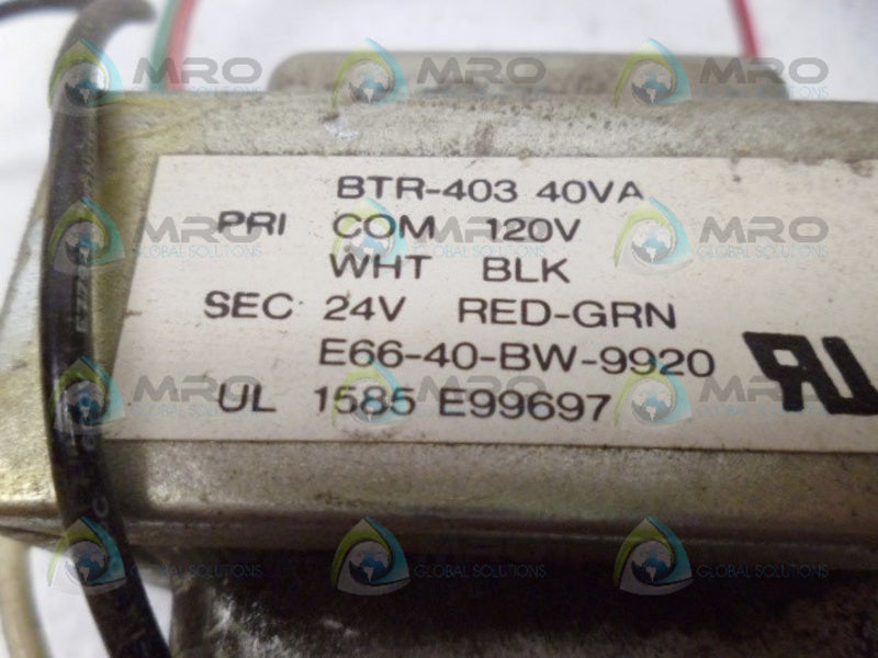 BURKE BTR-403 TRANSFORMER UNMP