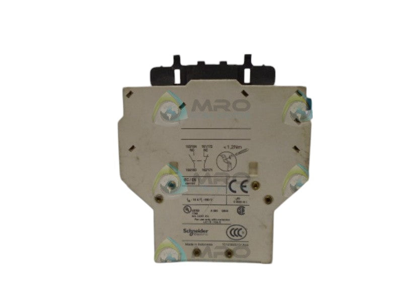 SCHNEIDER ELECTRIC LAD8N11 AUILIARY CONTACT UNMP