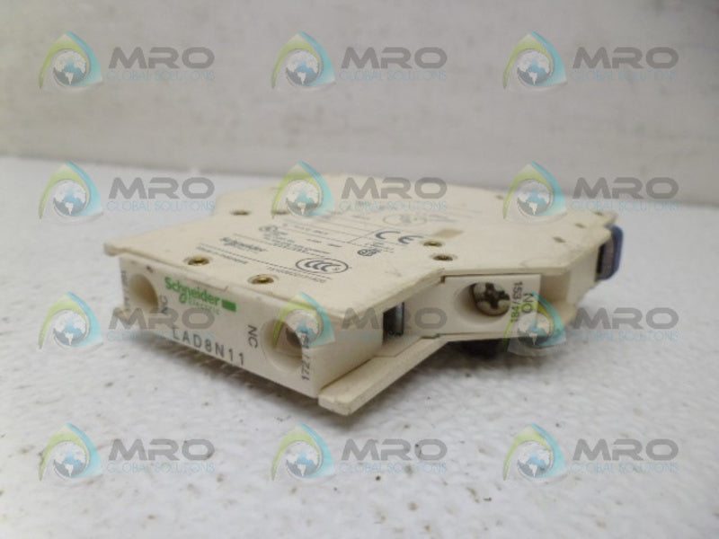 SCHNEIDER ELECTRIC LAD8N11 AUILIARY CONTACT UNMP