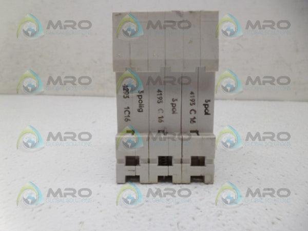 SIEMENS 5SX2316-7 CIRCUIT BREAKER 16A UNMP