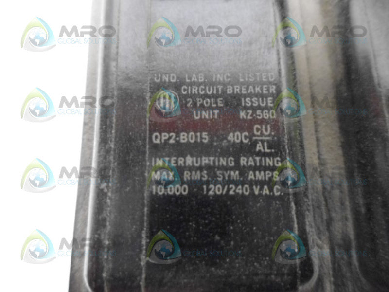 ITE QP2-B015 CIRCUIT BREAKER UNMP