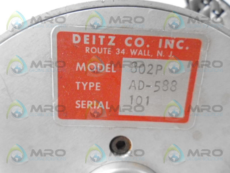 DEITZ 802P ROTARY ENCODER UNMP
