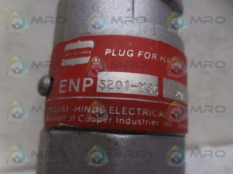 CROUSE-HINDS ENP5201-M80 PLUG UNMP