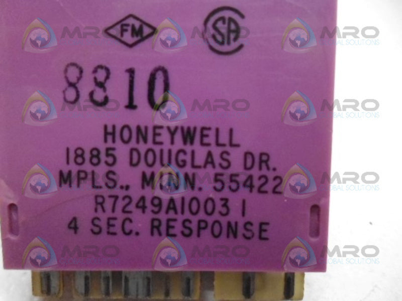 HONEYWELL R7249A1003 FLAME SAFETY AMPLIFIER UNMP