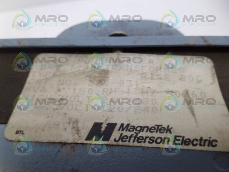 MAGNETEK 220-031 TRANSFORMER UNMP