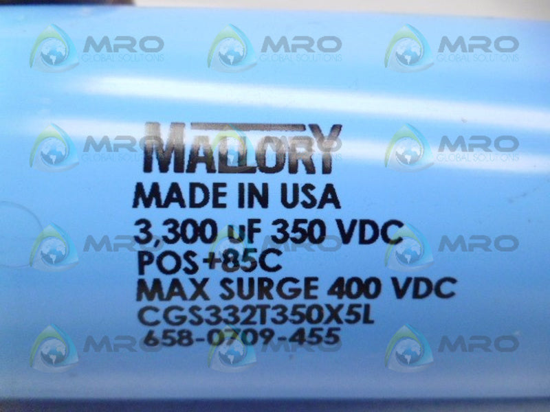 MALLORY CGS332T350X5L CAPACITOR UNMP