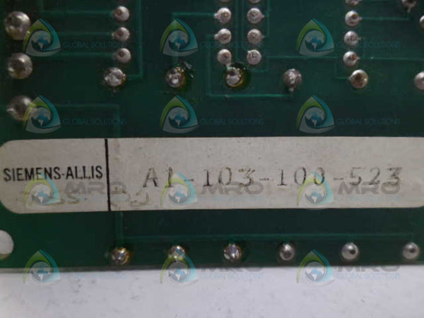SIEMENS-ALLIS A1-103-100-523 CIRCUIT BOARD UNMP