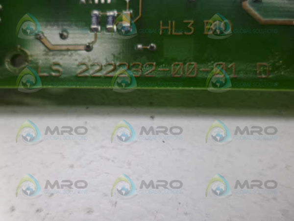 BERGER LAHR LS 222232-00-01 D BOARD UNMP