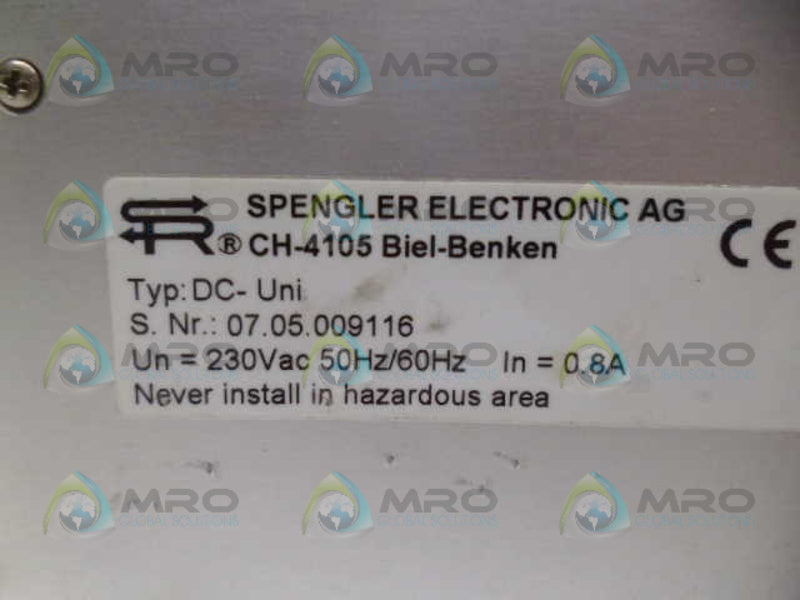 SPENGLER DC-UNI MODULE UNMP