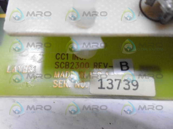 CC1 INC SCB2300 CIRCUIT BOARD UNMP
