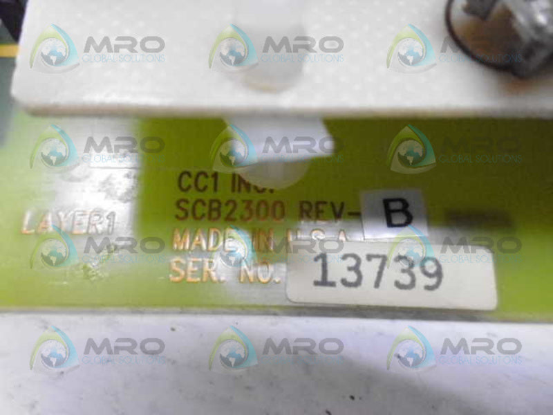 CC1 INC SCB2300 CIRCUIT BOARD UNMP