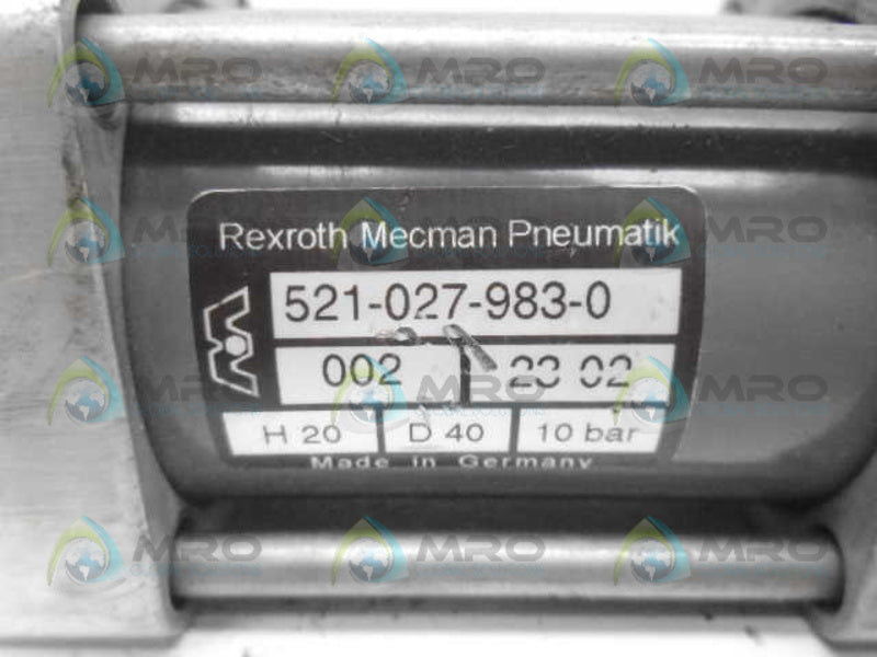 REXROTH 521-027-983-0 CYLINDER UNMP