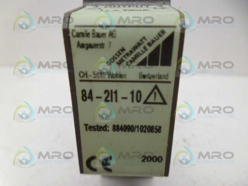 GOSSEN 84-2I1-10 SIGNAL ISOLATOR UNMP