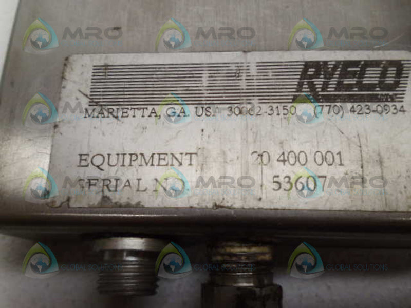 RYECO 20-400-001 SENSOR CONTROL PHOTOELECTRIC AMPLIFIER UNMP