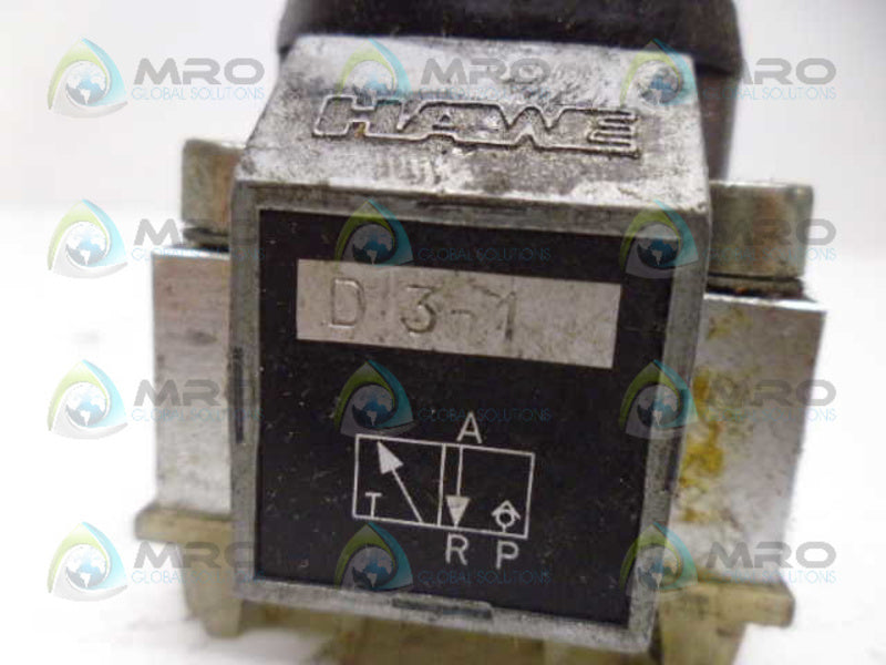 HAWE D3-1 VALVE UNMP