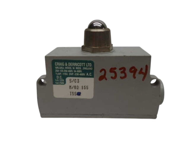 CRAIG & DERRICOTT S/C3 M/02 155 SWITCH UNMP