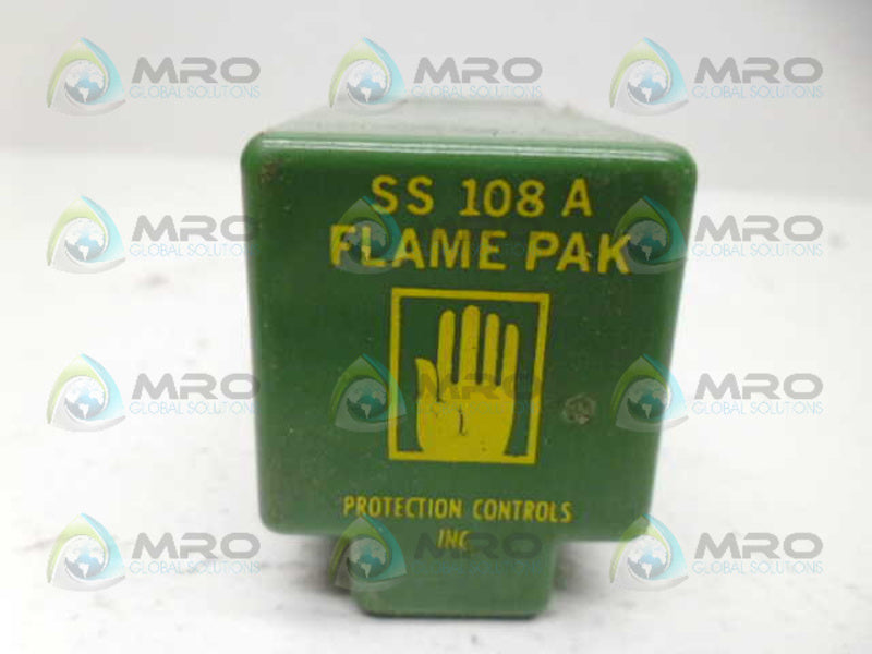 PROTECTION CONTROLS SS108A FLAME PAK UNMP