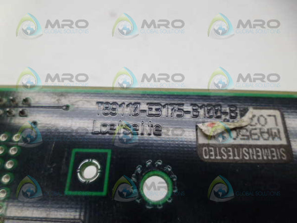 SIEMENS T89110-E3175-B100-B CONTROL BOARD UNMP
