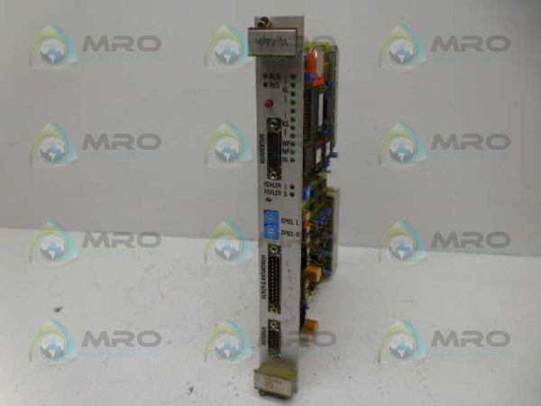 SCHNEIDER ELECTRIC MPRV1A CPU BOARD UNMP