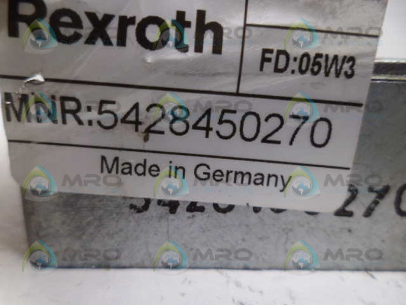 REXROTH 5428450270 PILOT VALVE UNMP