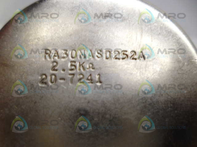 CLAROSTAT RA30NASD252A 20-7241 POTENTIOMETER 2.5KOHMS NSNP