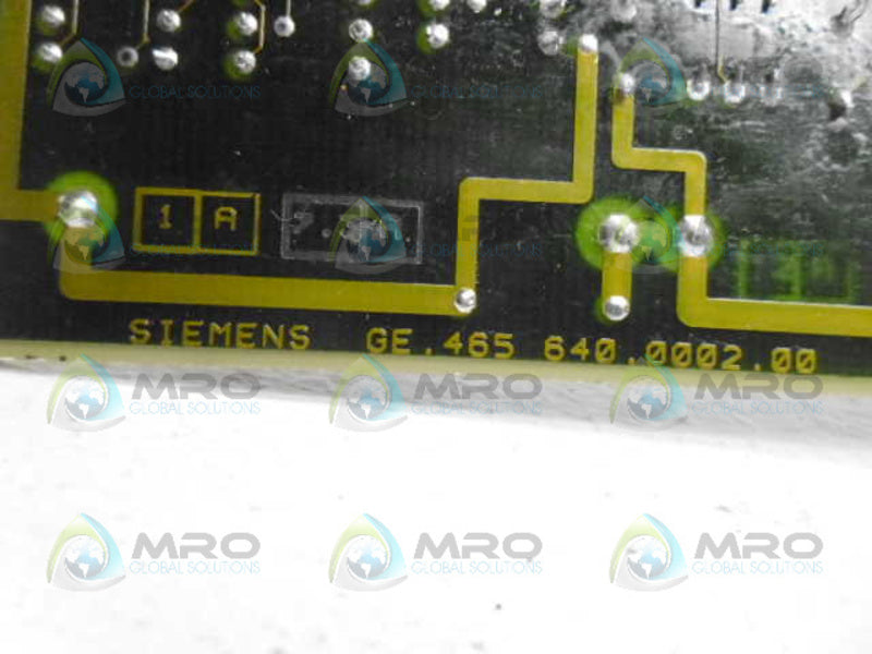 SIEMENS 6DD1640-0AC0 I/O MODULE UNMP