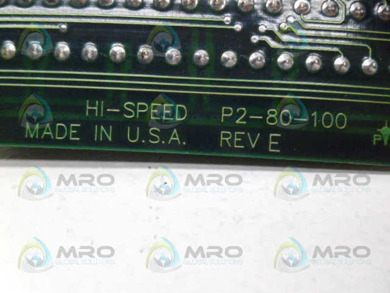 HI SPEED P2-80-100 PROCESSOR BOARD UNMP
