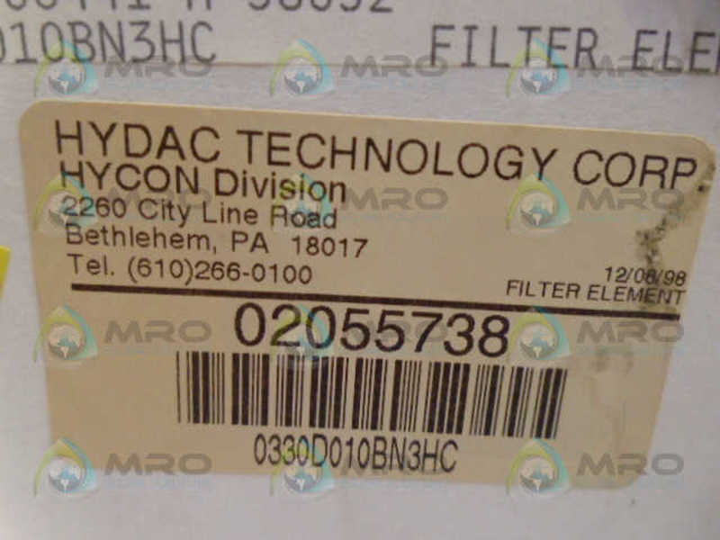 HYDAC 0030D010BN3HC FILTER NSMP