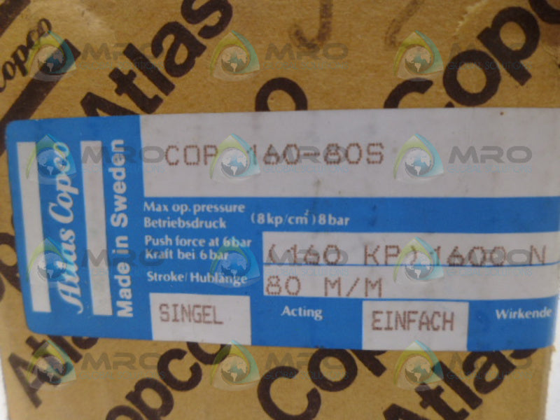 ATLAS COPCO COP 160-80S VALVE NSMP