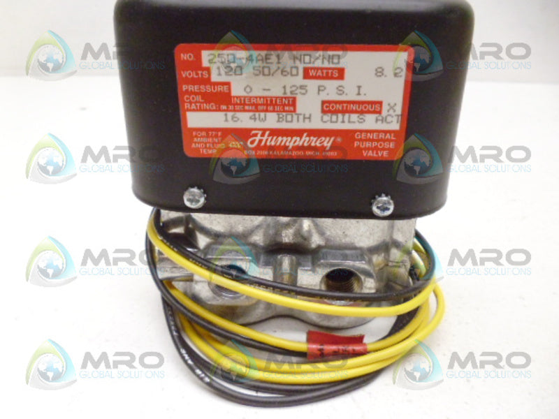 HUMPHREY 2504AE1 VALVE NSMP