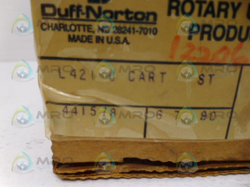 DUFF-NORTON 441578 ROTARY UNION NSMP