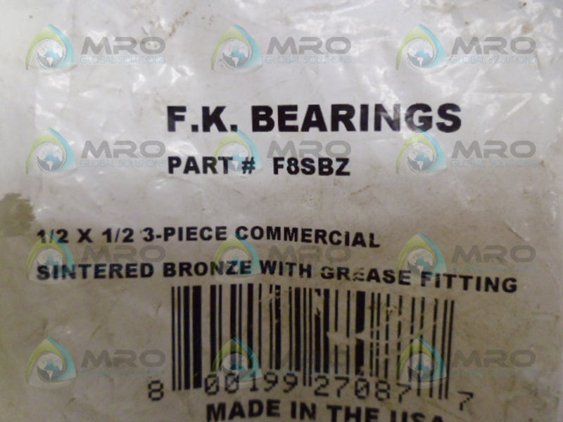 FK BEARINGS F8SBZ ROD END NSMP