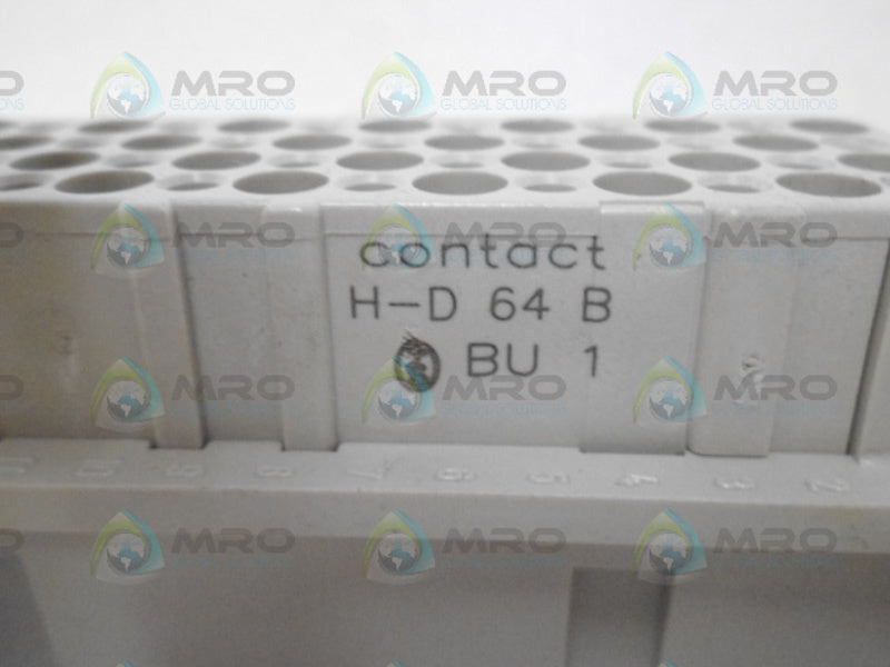 EPIC CONNECTORS H-D64B CONNECTOR NSNP