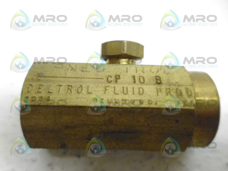 DELTROL CP10B POPPET CHECK VALVE NSNP