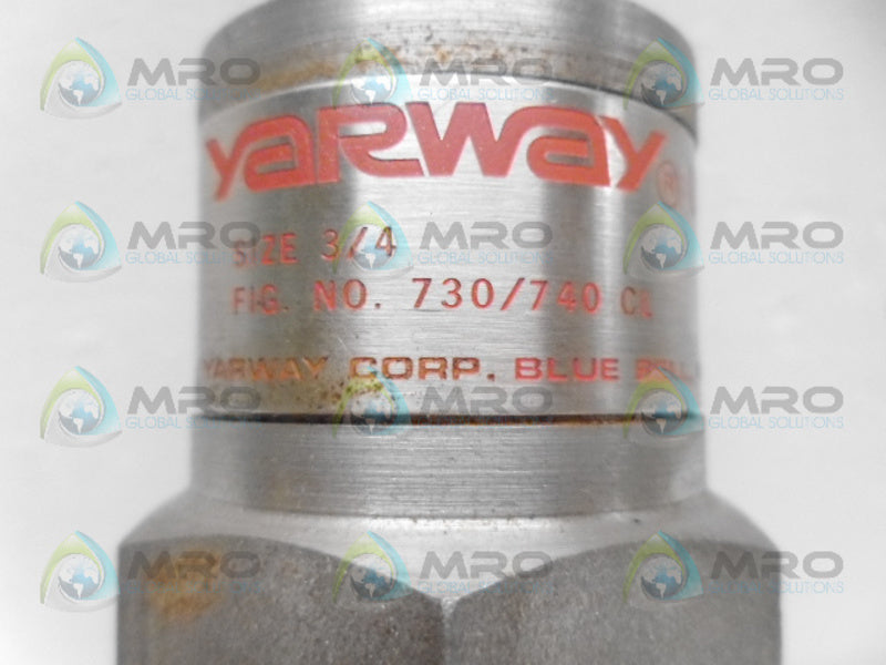 YARWAY 730/740CL STEAM TRAP 3/4" NSNP