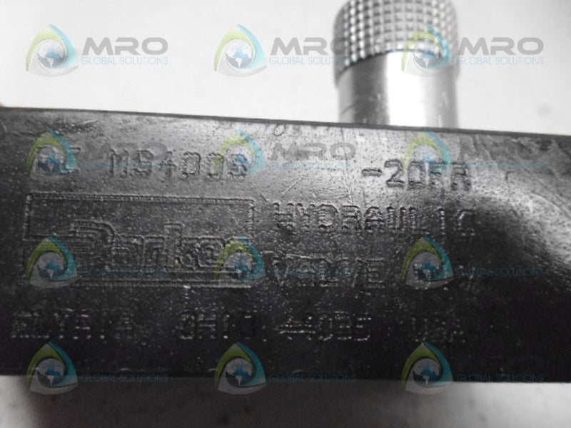 PARKER MS400S-20FR VALVE NSNP