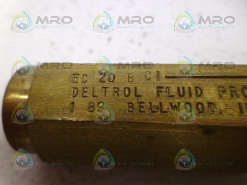 DELTROL EC20BC1 CHECK VALVE NSNP