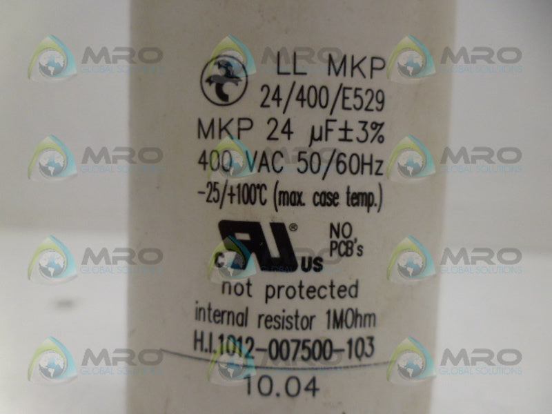LL MKP 24/500/E529 H.I.1012-007500-103 CAPACITOR UNMP
