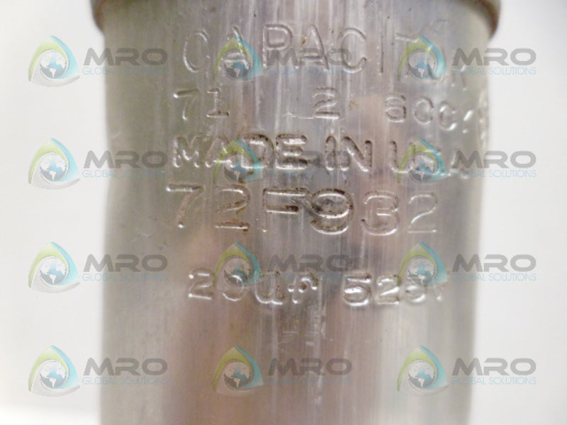 GENERAL ELECTRIC 72F932 CAPACITOR UNMP