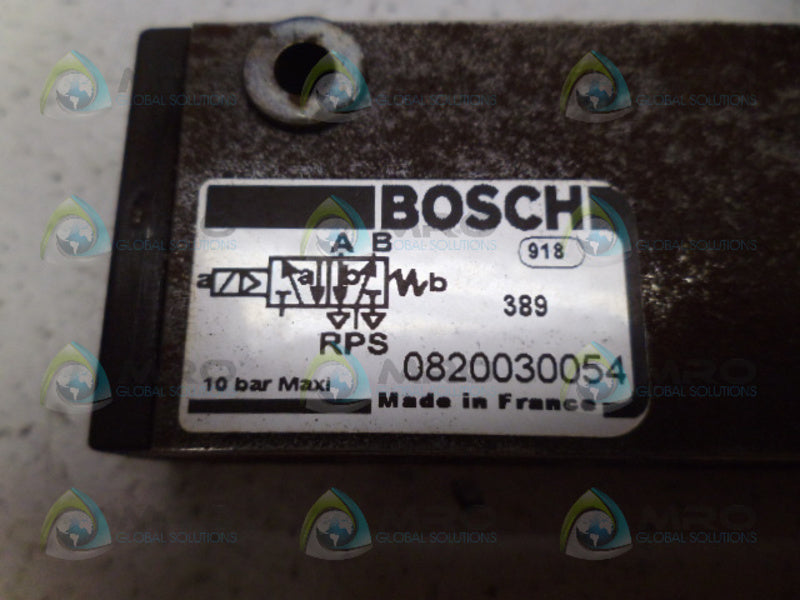 BOSCH 0820030054 VALVE UNMP