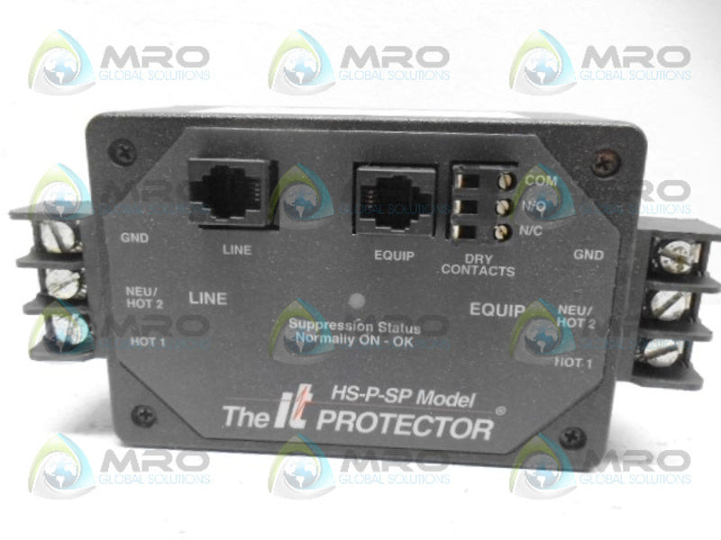 INNOVATIVE TECHNOLOGY HS-P-SP 120A-30A-RJ SURGE SUPPRESSOR NSMP