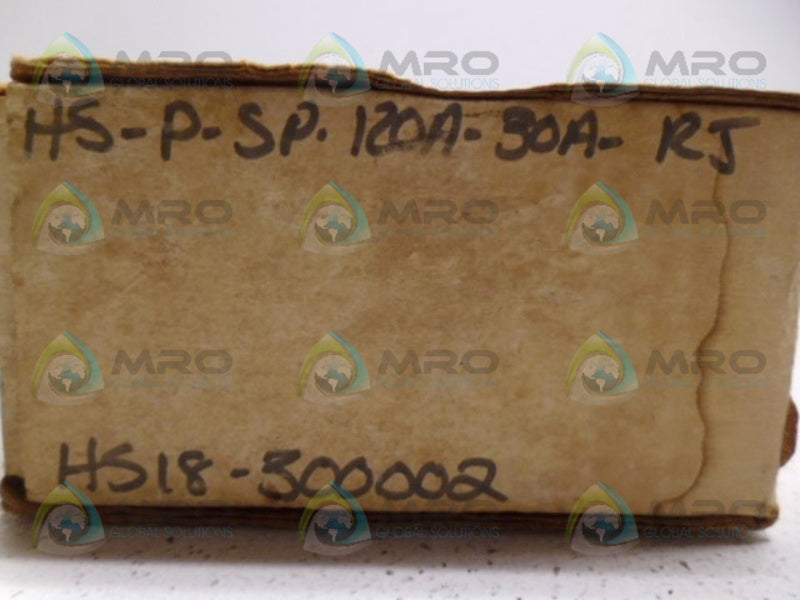 INNOVATIVE TECHNOLOGY HS-P-SP 120A-30A-RJ SURGE SUPPRESSOR NSMP