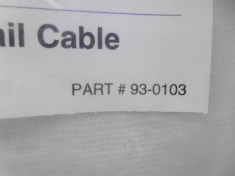VORNE 93-0103 10' FEMALE DB-9 TO PIGTAIL CABLE  NSMP