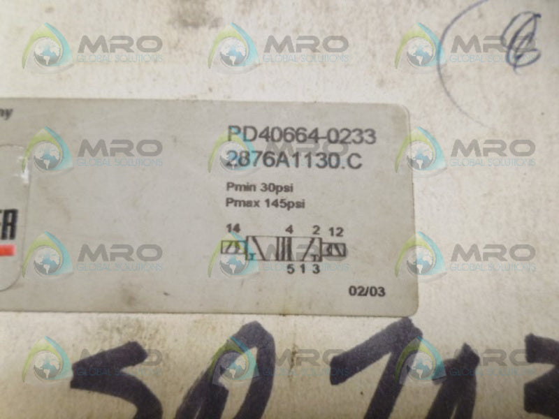 HOERBIGER PD40664-0233 VALVE NSMP