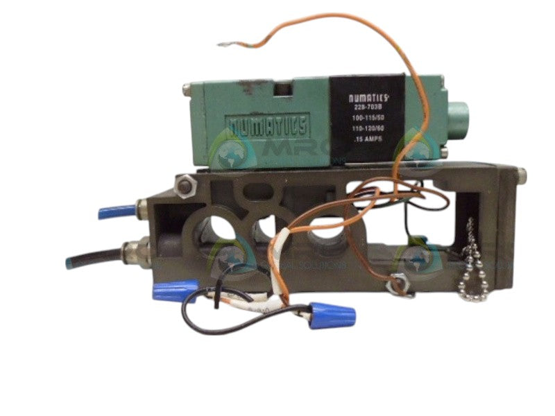 NUMATICS 082SA415K000030 SOLENOID VALVE W/ BASE UNMP