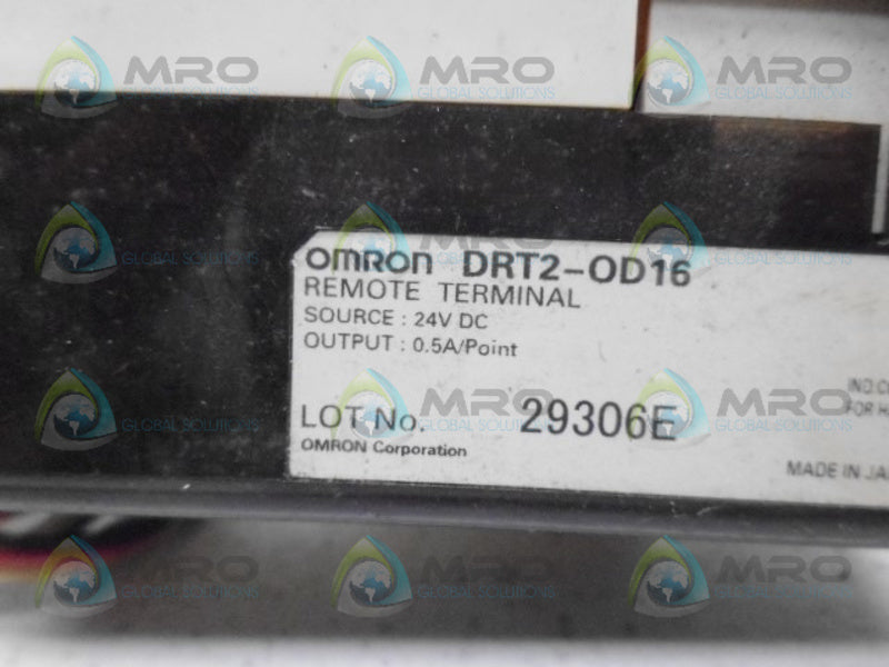 OMRON DRT2-OD16 REMOTE TERMINAL UNMP