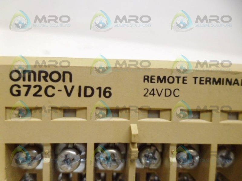 OMRON G72C-VID16 REMOTE TERMINAL UNMP