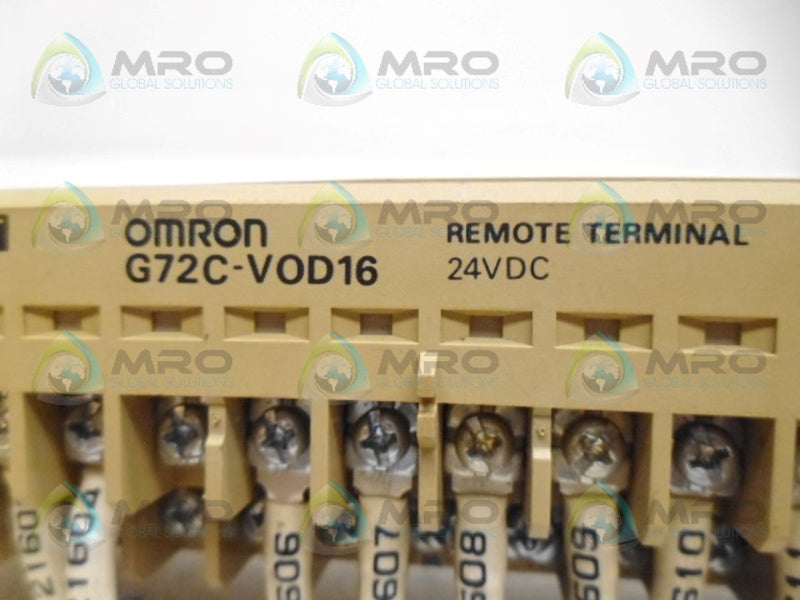 OMRON G72C-VOD16 REMOTE TERMINAL UNMP