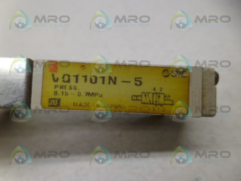 SMC VQ1101N-5 SOLENOID VALVE UNMP